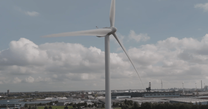 Amsterdamse havengebied met eigen opwek 