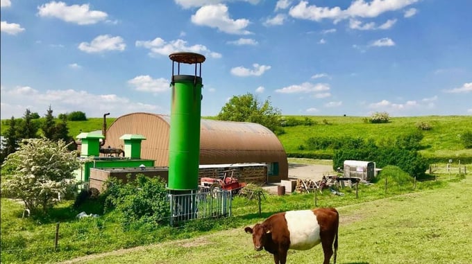 Deze stortgasinstallatie is eigendom van de energiecoöperatie Biozon